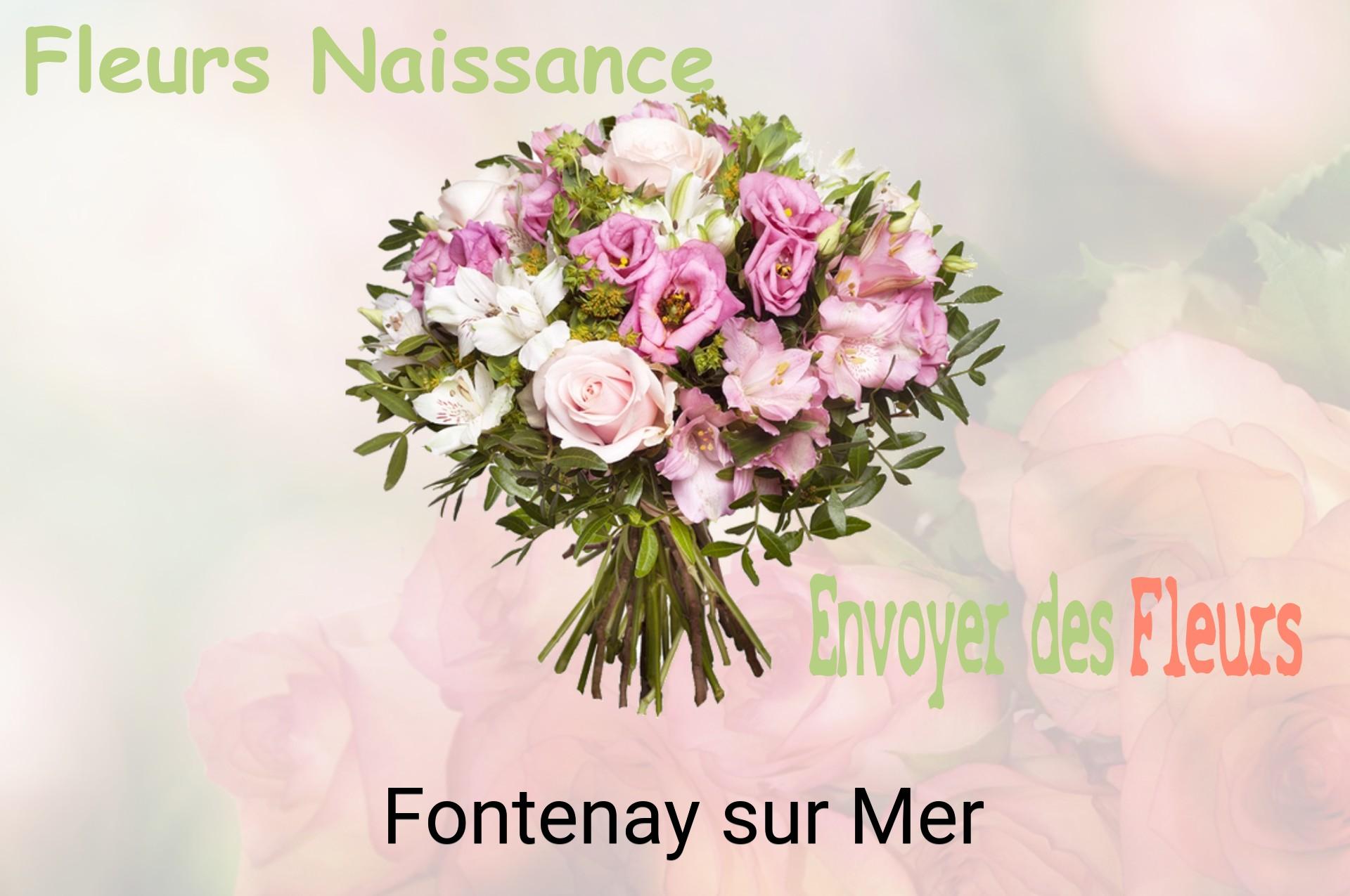 Bouquet de fleurs de naissance livré à Fontenay-sur-Mer